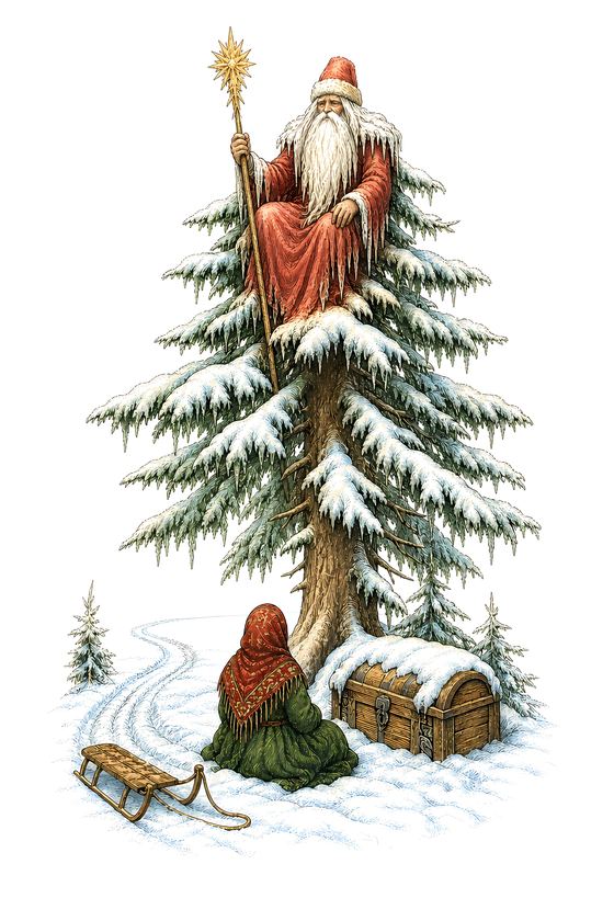 Morozko, from Christmas Folktales from Around the World